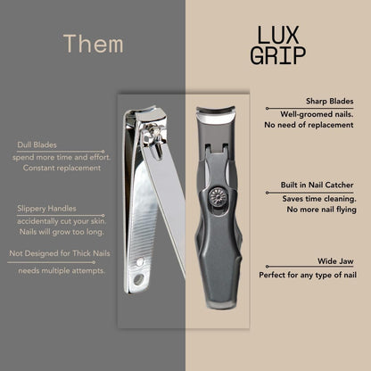 LuxGrip® - The Ultra Sharp Luxurious German Nail Clipper - BUY 1 GET 1 FREE