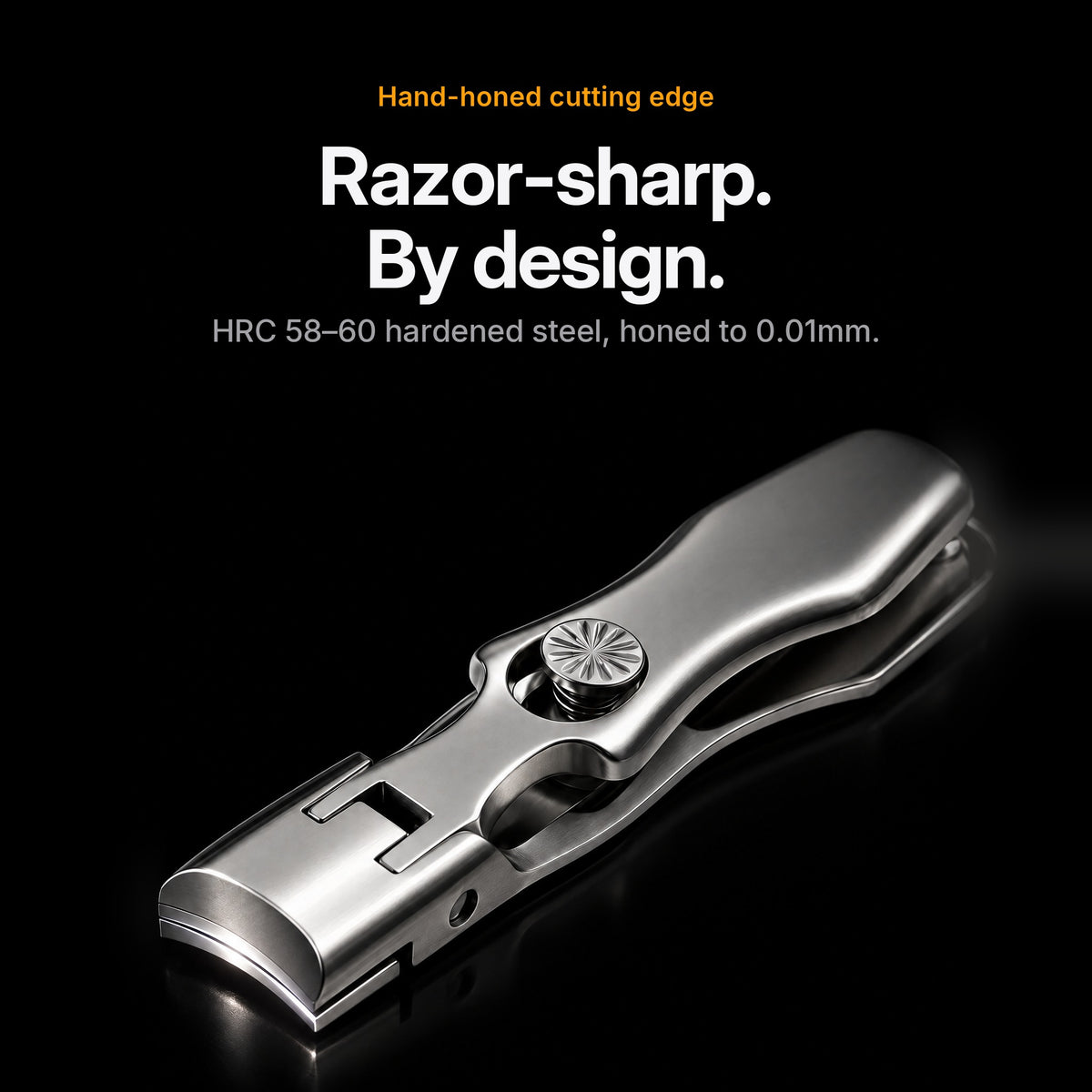 LuxGrip Hand-Honed Cutting Edge - Razor-Sharp By Design - HRC 58-60 Hardened Steel Honed to 0.01mm
