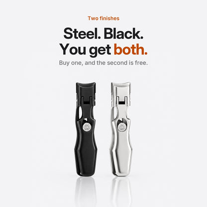 LuxGrip Two Finishes - Steel and Black You Get Both